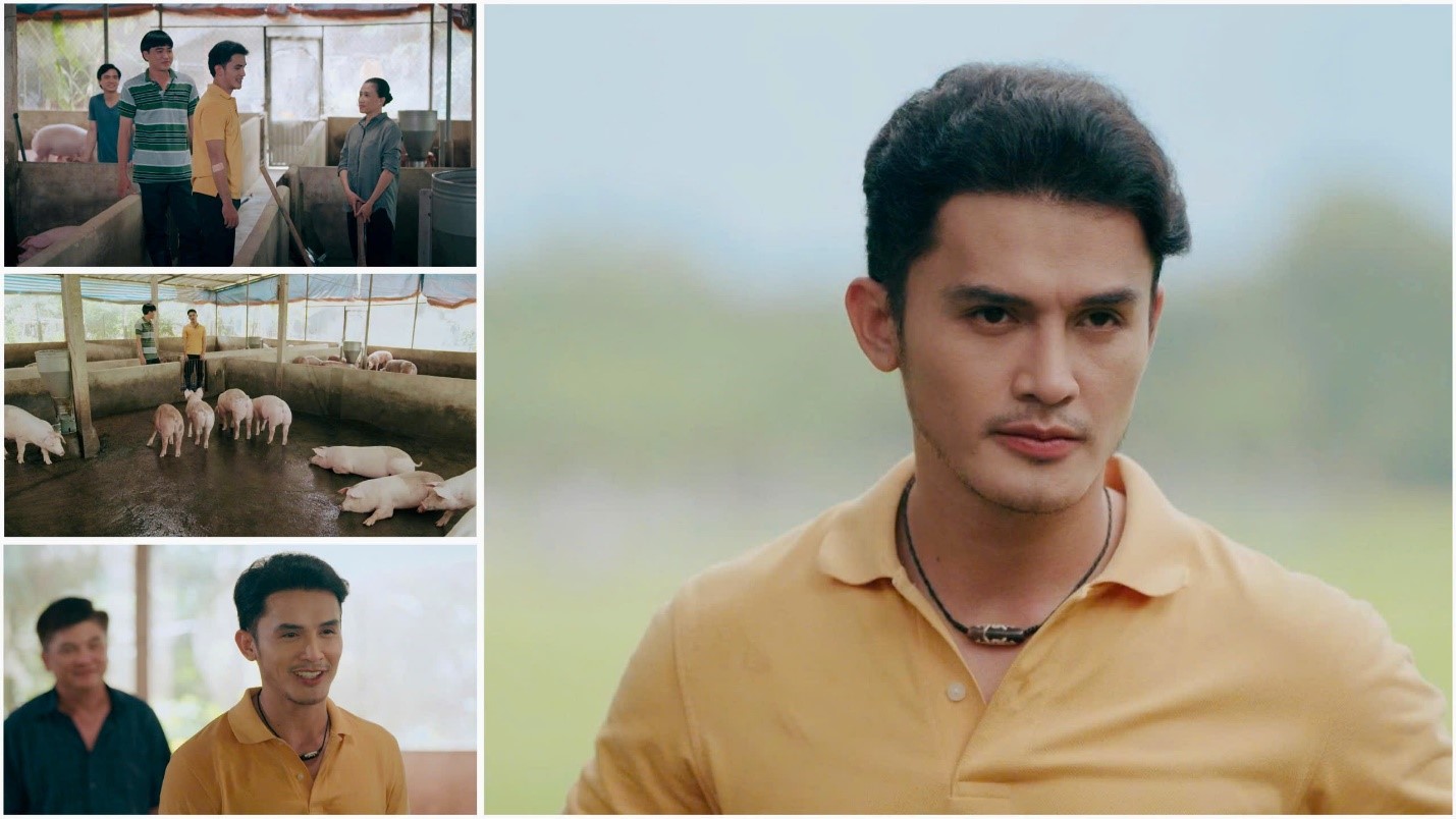 Nguyễn Quốc Trường Thịnh gây sốt với hình ảnh “mỹ nam chăn heo” trong phim mới