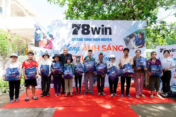 78win tổ chức chương trình “Mang Ánh Sáng – Gửi Hy Vọng” tại Bình Thuận: Lan tỏa yêu thương, thắp sáng niềm tin