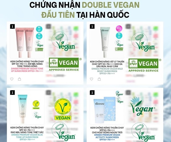 So kèo kem chống nắng thuần chay Dinsee và KCN truyền thống: Tại sao tiêu chuẩn 