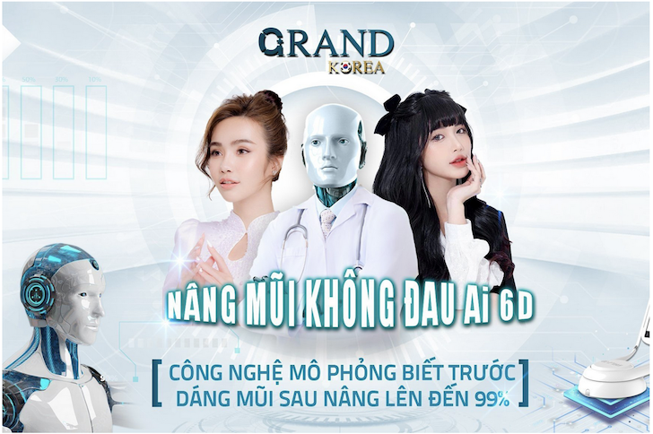 Grand Korea - Sự lựa chọn hoàn hảo của hàng ngàn phái đẹp khi lên Sài Gòn Nâng mũi