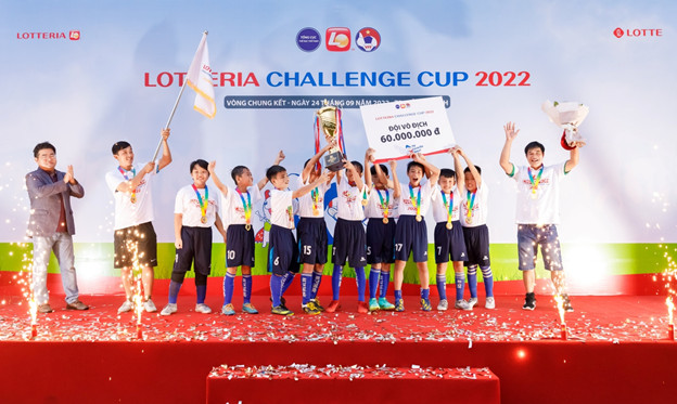 FC Bóng đá Học Đường TP HCM lên ngôi vô địch Lotteria Challenge Cup 2022